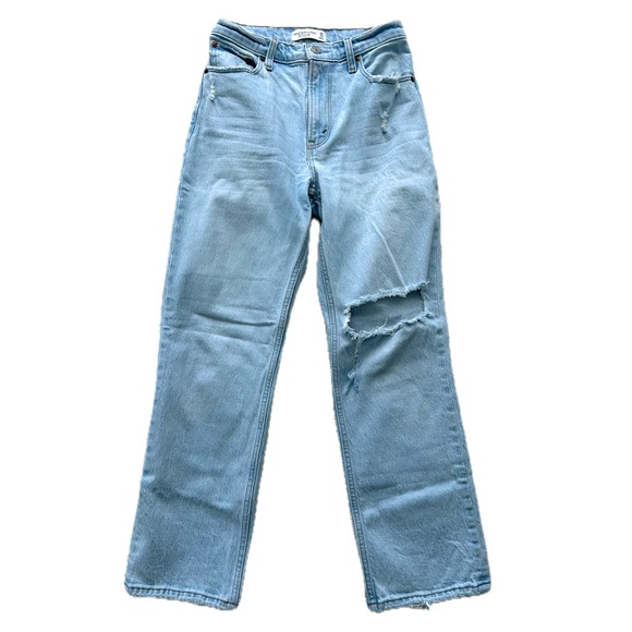 Abercrombie & Fitch Denim - Abercrombie & Fitch Sky Blue Straight Jeans